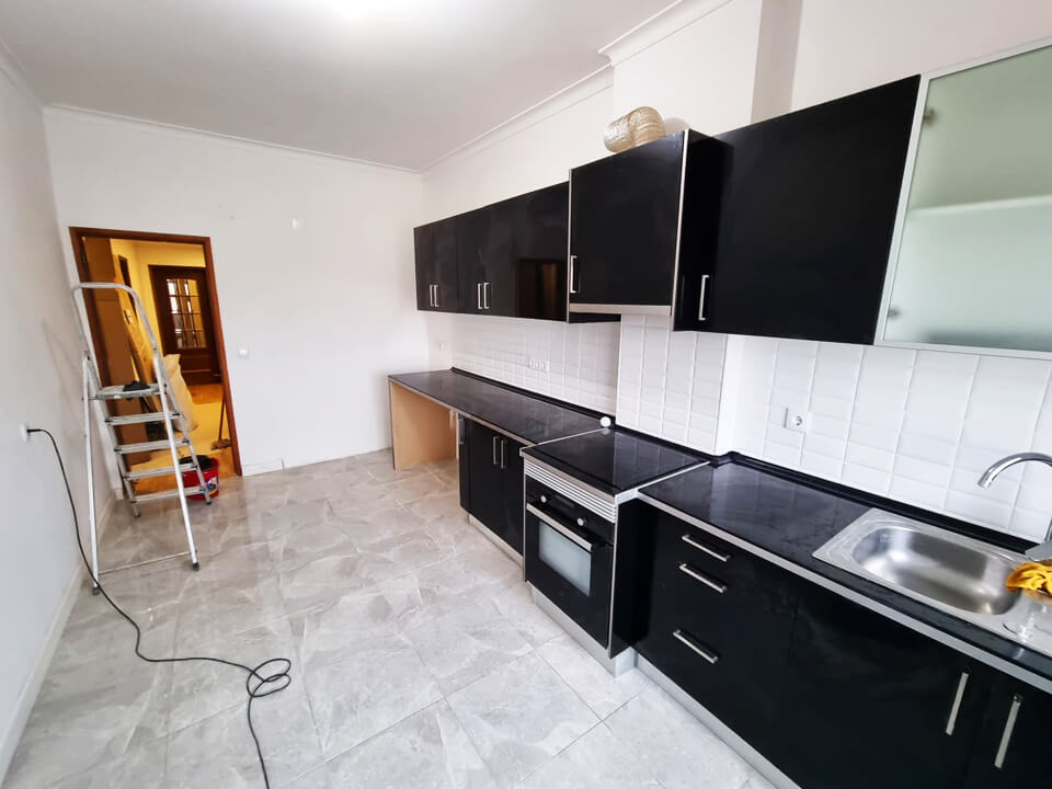 remodelação de cozinha depois